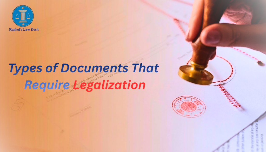 Types of Documents That Require Legalization image