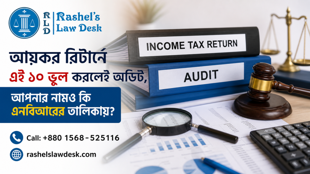 আয়কর রিটার্নে এই ১০ ভুল করলেই অডিট, আপনার নামও কি এনবিআরের তালিকায়? image
