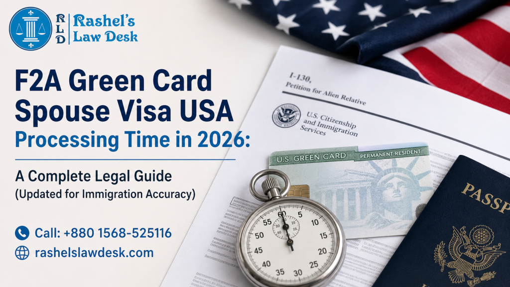 F2A Green Card Spouse Visa USA Processing Time in 2026 image